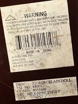 Poupée Victorienne en Porcelaine Ace View de 2 pieds taille 22