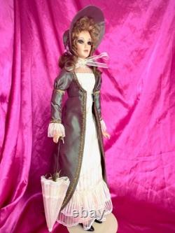 Poupée Vintage ALBERON Collection Christopher Paul 20.5 Dame Victorienne & Parasol