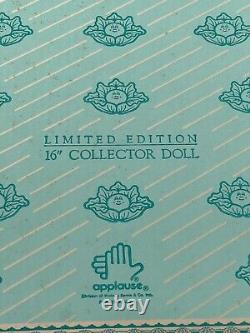 Poupée à tête et bras en porcelaine Cabbage Patch Kids de collection de 1985, 16 pouces, édition limitée avec certificat d'authenticité