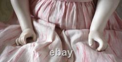 Poupée allemande antique avec œil en verre, tête en parian par Kling