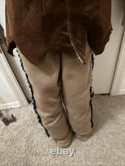 Poupée amérindienne en porcelaine vintage de 4 pieds avec une maison pour canard, héritage numéroté en édition limitée