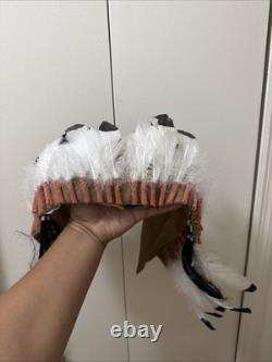 Poupée amérindienne en porcelaine vintage de 4 pieds avec une maison pour canard, héritage numéroté en édition limitée