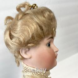 Poupée ancienne Kestner 162 Lady Gibson Girl corps articulé 16 originale en plâtre