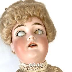 Poupée ancienne Kestner 162 Lady Gibson Girl corps articulé 16 originale en plâtre