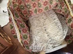 Poupée ancienne à tête en porcelaine de style Adelina Patti 12,5, bottines élégantes, rare tête des années 1860