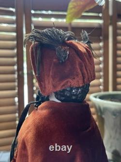 Poupée ancienne à tête en porcelaine de style Adelina Patti 12,5, bottines élégantes, rare tête des années 1860