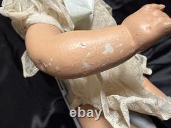 Poupée antique japonaise en bisque / porcelaine à tête de bébé 22