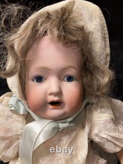 Poupée antique japonaise en bisque / porcelaine à tête de bébé 22