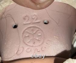 Poupée antique japonaise en bisque / porcelaine à tête de bébé 22