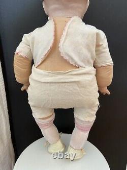 Poupée bébé Bye Lo de Grace S Putnam en porcelaine, corps en tissu et composition 19