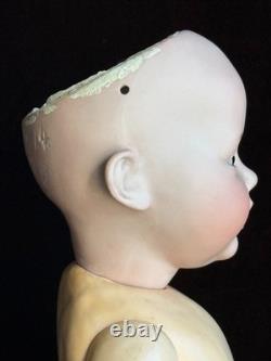 Poupée bébé en bisque antique allemande 16 Hilda Kestner 245