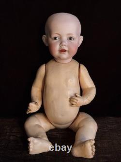 Poupée bébé en bisque antique allemande 16 Hilda Kestner 245