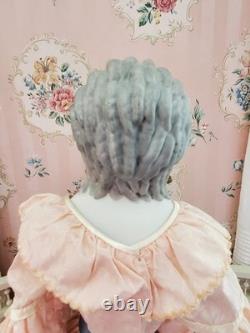 Poupée d'artiste antique Emma Clear en bisque Parian 1948 Vintage 23 avec vêtements d'origine