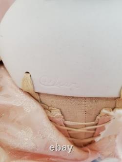 Poupée d'artiste antique Emma Clear en bisque Parian 1948 Vintage 23 avec vêtements d'origine