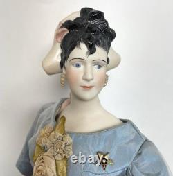 Poupée d'artiste en porcelaine Vintage Lee Ed China Head Bernardine Désirée Emma Clear Époque 1959 17