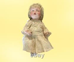 Poupée d'enfant Heubach vintage 12 pouces tête en porcelaine corps en composition entièrement articulé