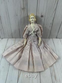 Poupée de boudoir vintage à tête en porcelaine, 15, fin des années 1800