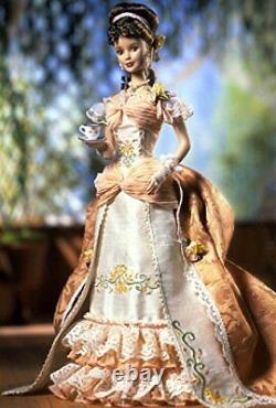 Poupée de porcelaine Barbie Orange Pekoe Collection de thé victorien 1999 Mattel 25507