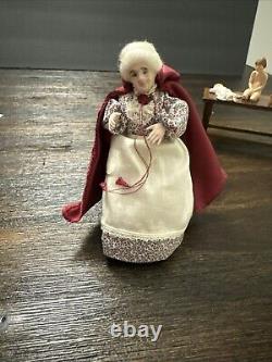 Poupée de porcelaine victorienne unique en son genre, détail artisanal miniature de maison de poupée magnifique unique en son genre