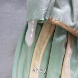 Poupée en biscuit à tête solide en dôme antique Bredermeir 12 LIRE Fissure de cheveux