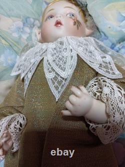 Poupée en bisque vintage Bell Céramiques Kay McKee 35cm 1986 Poupée western