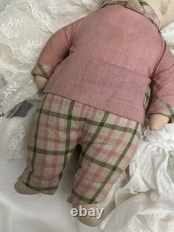 Poupée en peluche antique Tommy Kat Cat des années 1910-1920, jouet de 12 po, Ross & Ross Toy Co.