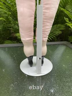 Poupée en porcelaine 20 poupée à tête en porcelaine noire sur corps en tissu remplacé