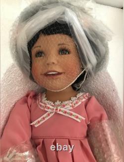 Poupée en porcelaine Cristina de Danbury Mint Collection Latine COA 18 VHTF Rare Vintage