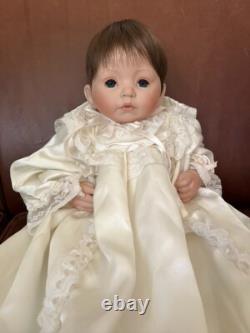 Poupée en porcelaine Dianna Effner faite à la main Vintage Bébé Angela 1998 Collectionnable