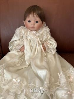Poupée en porcelaine Dianna Effner faite à la main Vintage Bébé Angela 1998 Collectionnable