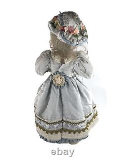 Poupée en porcelaine Edna Hibel, collectionneur, unique en son genre, signée par l'artiste