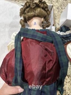 Poupée en porcelaine Flora MacDonald 20 Collection Alberon Vintage Neuve en boîte /3500