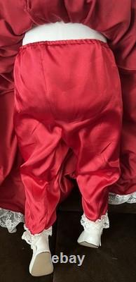 Poupée en porcelaine Rare Rustie&Danbury Mint Assise LE Charlotte 33 pouces