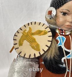 Poupée en porcelaine Soaring Eagle de la collection Signature Heritage 12327, vintage, neuve en boîte (NIB)