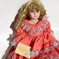 Poupée en porcelaine Vintage 1989 Goebel Betty Jane Carter LuAnne #118 Édition Limitée