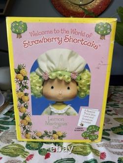 Poupée en porcelaine Vintage 2004 Strawberry Shortcake Lemon Meringue par Danbury Mint