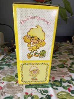 Poupée en porcelaine Vintage 2004 Strawberry Shortcake Lemon Meringue par Danbury Mint