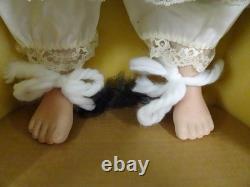Poupée en porcelaine Vintage Elke Hutchens Bellinda 25 dans sa boîte d'origine 244/400 COA