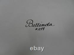 Poupée en porcelaine Vintage Elke Hutchens Bellinda 25 dans sa boîte d'origine 244/400 COA