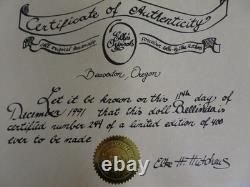 Poupée en porcelaine Vintage Elke Hutchens Bellinda 25 dans sa boîte d'origine 244/400 COA