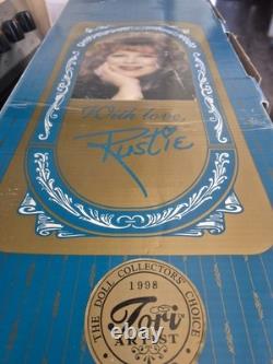 Poupée en porcelaine Vintage Rustie Charlotte, 36 pouces de hauteur, édition limitée 0450/2000 avec