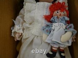 Poupée en porcelaine Vintage Wendy Lawton Marcella & Raggedy Ann 70ème 190/2500 13