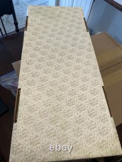 Poupée en porcelaine Vtg. Franklin Heirloom Dorthy et Toto avec support, boîte d'origine