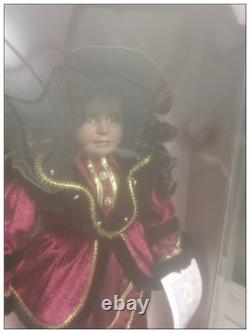 Poupée en porcelaine afro-américaine victorienne vintage rare et belle collectible