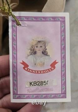 Poupée en porcelaine amérindienne vintage de 29 pouces, collection de poupées Kinnex, édition limitée