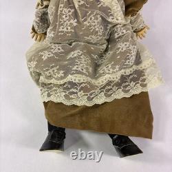 Poupée en porcelaine antique 20 Armand Marseille 390 A7M corps en composition Allemagne