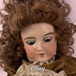 Poupée en porcelaine antique 20 Armand Marseille 390 A7M corps en composition Allemagne