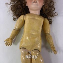 Poupée en porcelaine antique 20 Armand Marseille 390 A7M corps en composition Allemagne