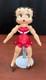 Poup&eacute;e En Porcelaine Articul&eacute;e Betty Boop Vintage Robe Rouge 9