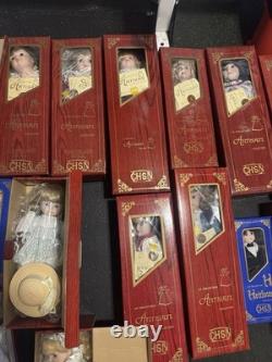 Poupée en porcelaine artisanale CHSN vintage héritage nouvelle collection 17 poupées au total